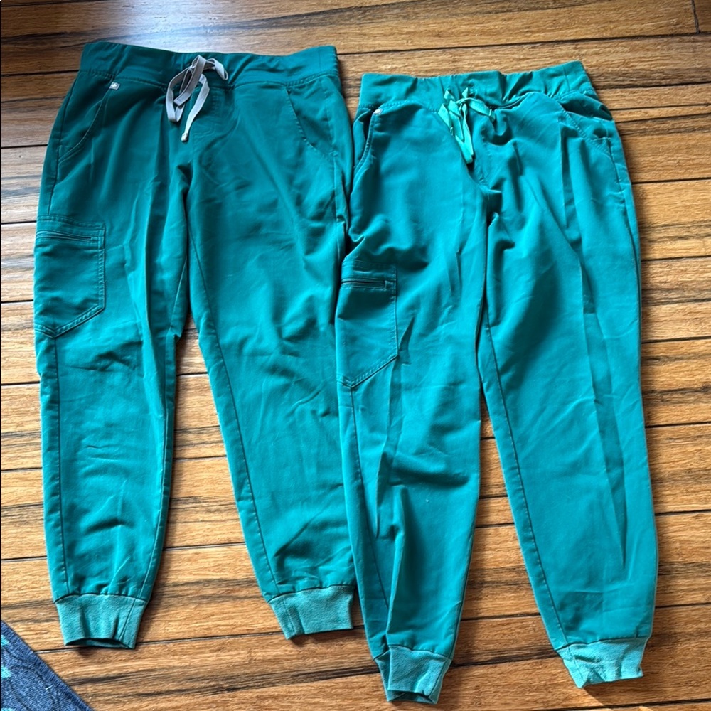 Women’s Figs Hunter Green Zamora Joggers Size Medium
